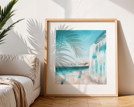 Gentle and serene abstract art titled HarbourLight