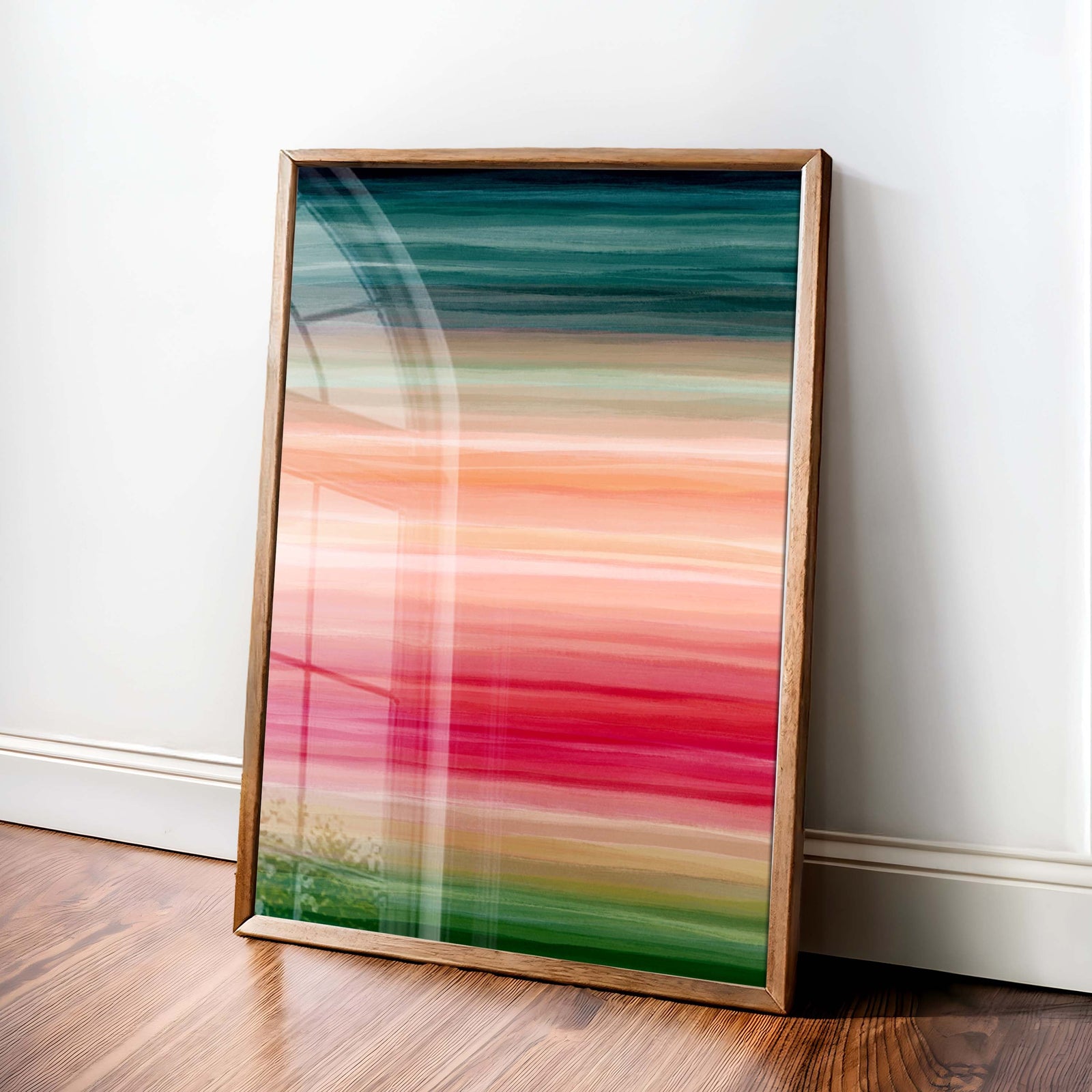 A unique and vibrant digital painting celebrating the refreshing and uplifting colours of summer.