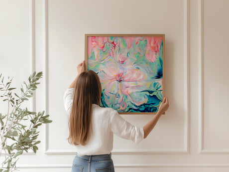 Whispers of Spring floral artwork with a hopeful springtime feel.