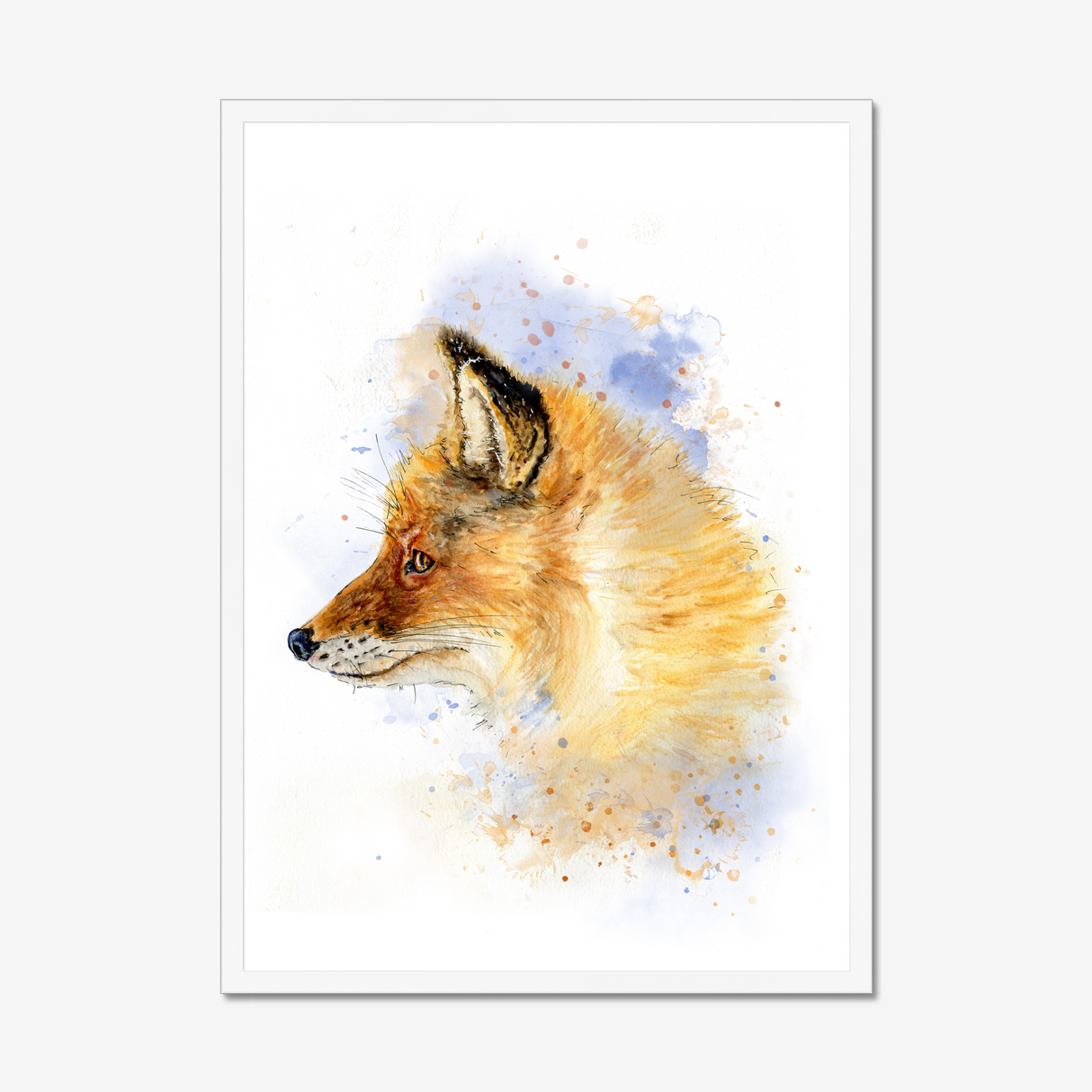 'Still & Knowing' — A Fox Print & Country Wall Art Celebrating The Wild Beauty of the Countryside, Woodland Animal Prints & Rustic Home Decor By Crafty Cow Design