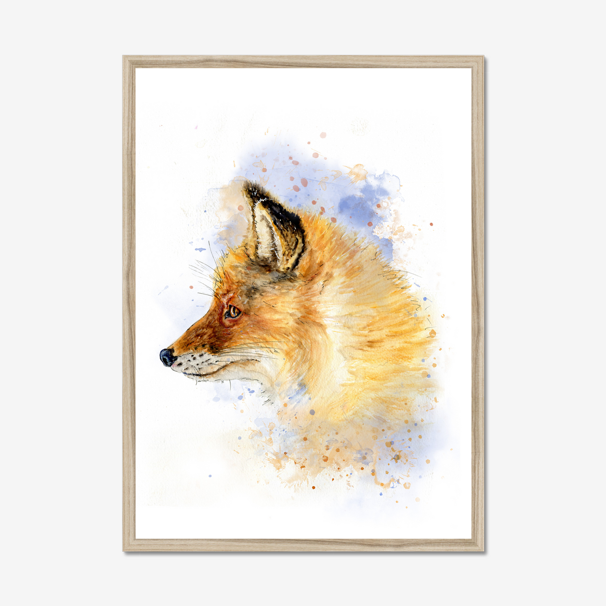 'Still & Knowing' — A Fox Print & Country Wall Art Celebrating The Wild Beauty of the Countryside,