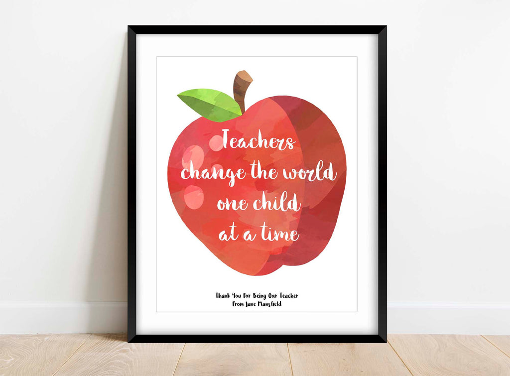 year end teacher gift, gift for teacher, thoughtful gift for teacher, custom teacher gift, custom teacher gifts, personalised teacher gift