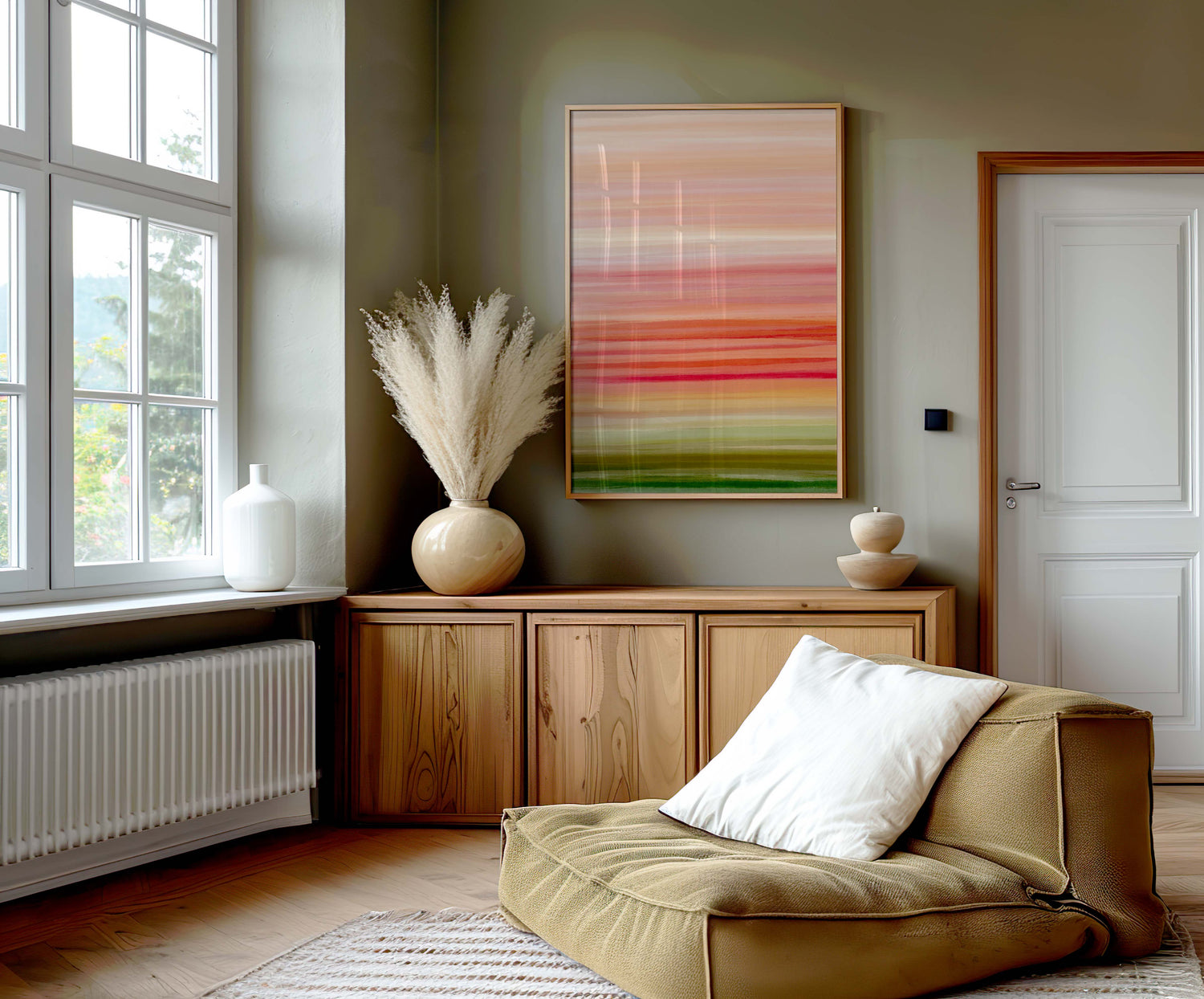 A unique digital artwork reflecting autumn’s beauty through bold colours.