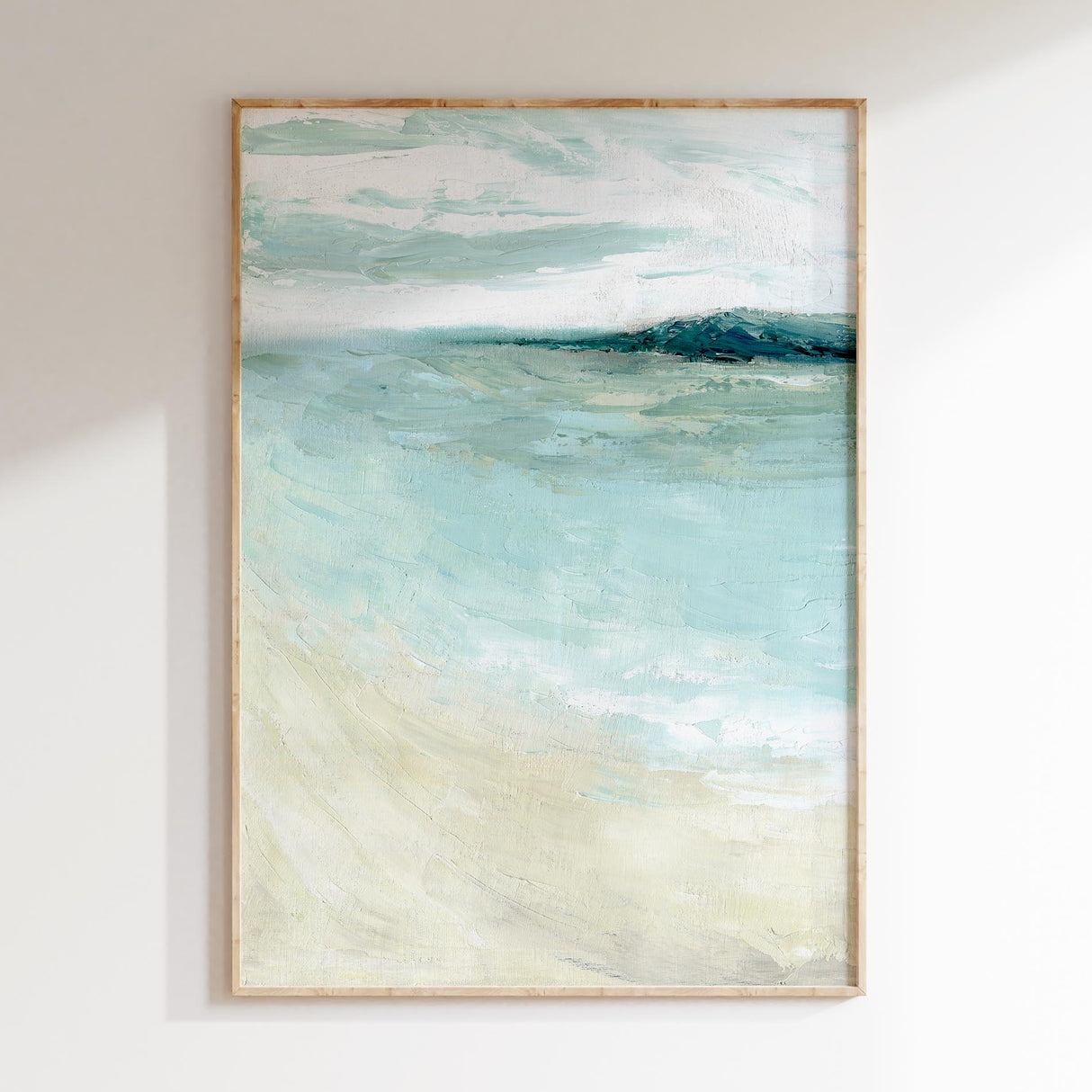 'Bramble Bush Bay Shores' – Tranquil coastal print of a peaceful seascape.