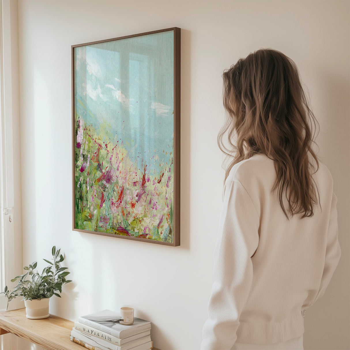 ‘Colours of the Field’ – Nature inspired wall art celebrating colour and energy.