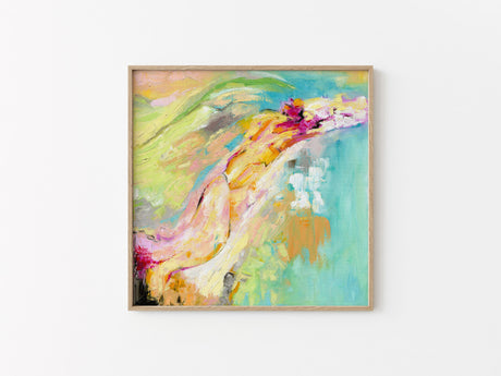 Colourful wall art print inspired by endless summer vibes.