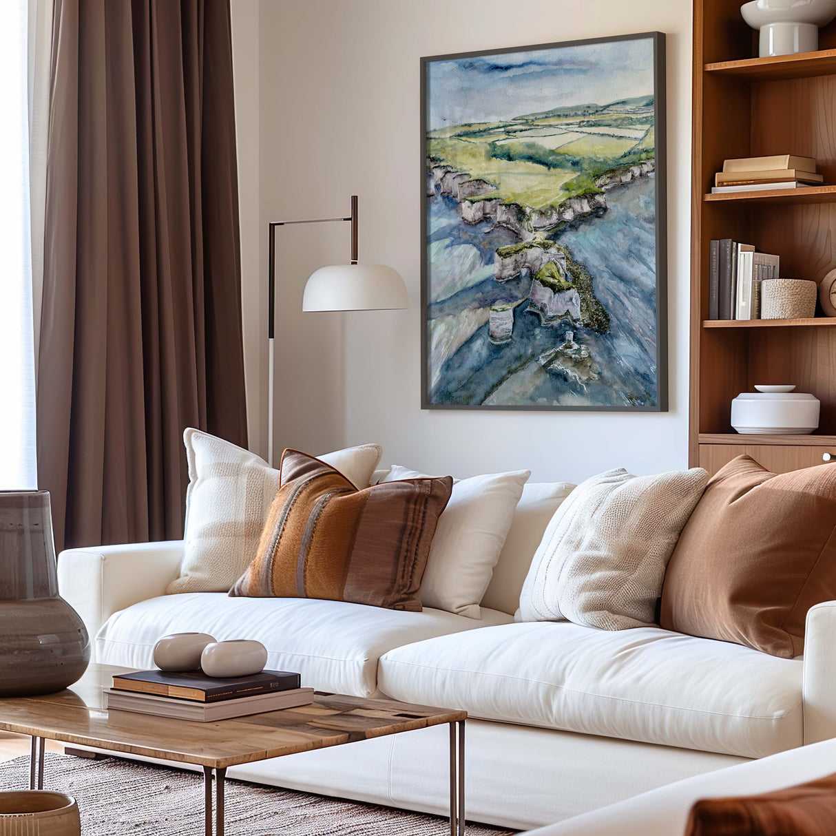 Fine art print of Old Harry Rocks by Kate Shephard