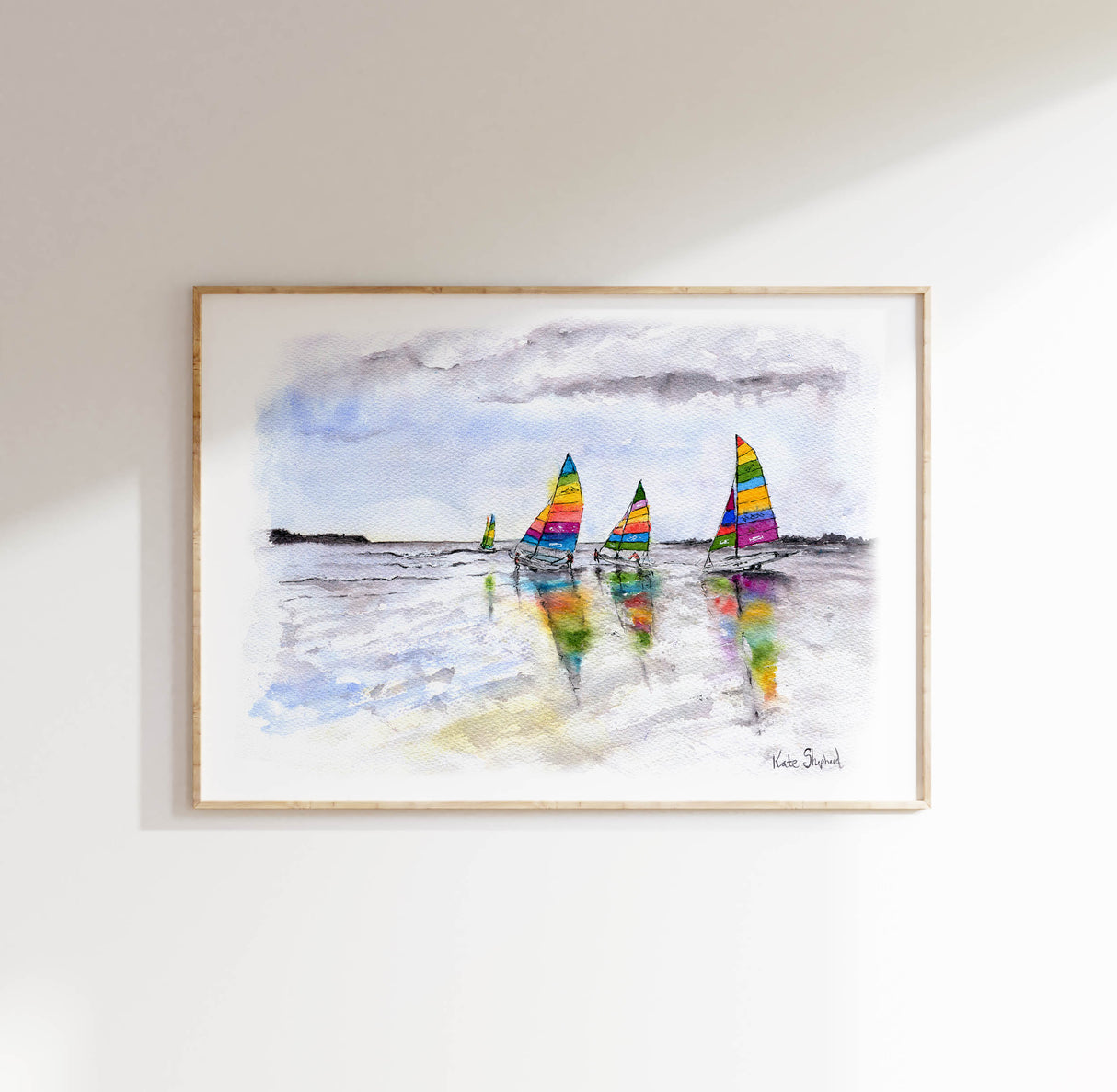 High-quality print of a sailing scene in Poole Harbour