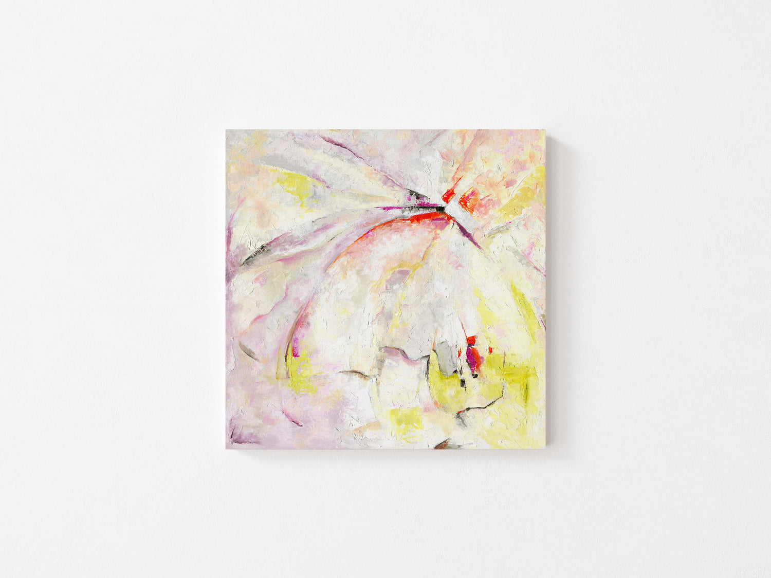 'Taking Flight' – Abstract print with vibrant lively brushstrokes.