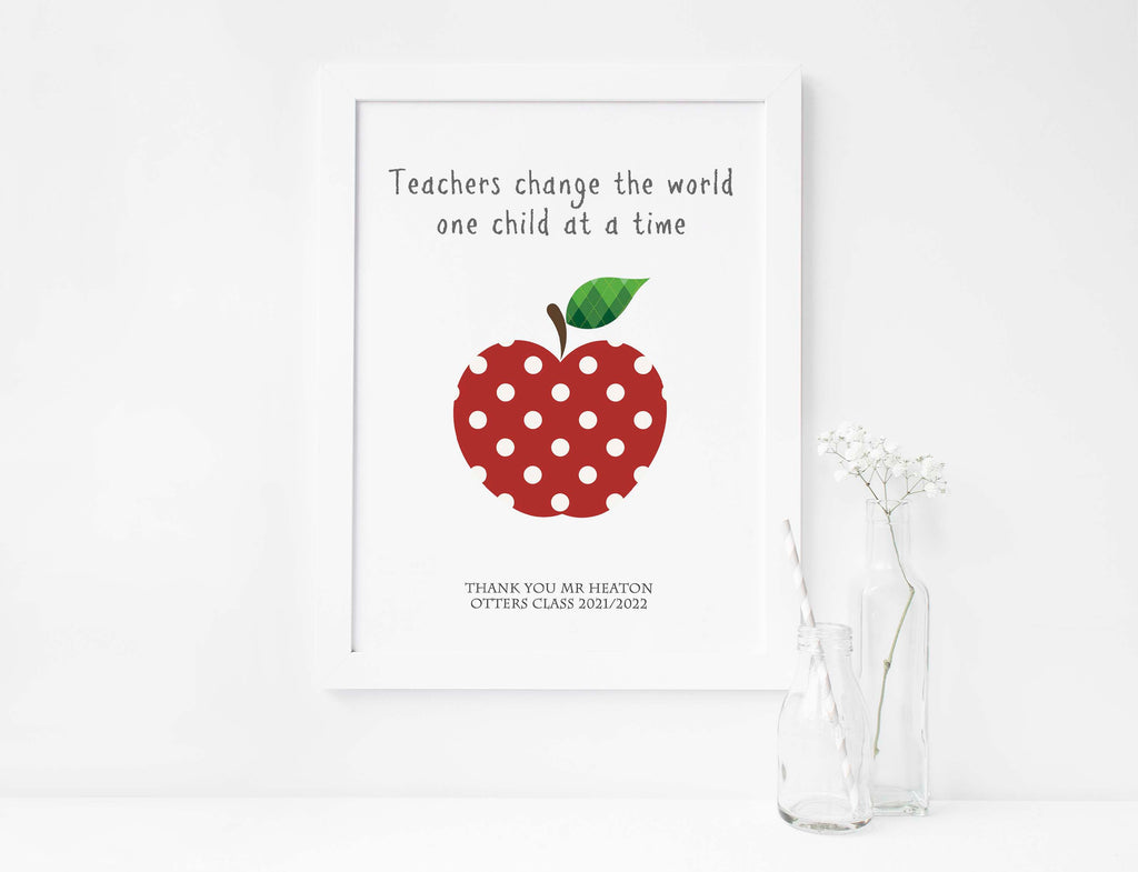 Teacher Appreciation Gift, Classroom Art, End of Year Teacher, Teacher Appreciation Print, Kindergarten Teacher Gifts