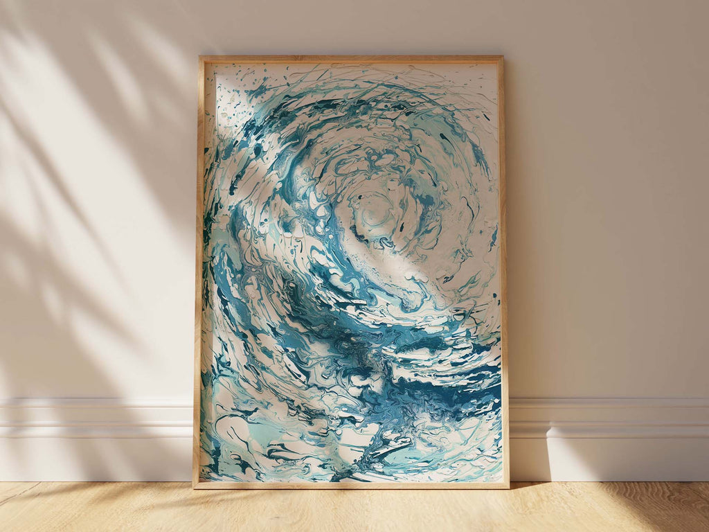 Unique crashing wave artwork for a nautical touch, Coastal living at its finest with our ocean wave wall art