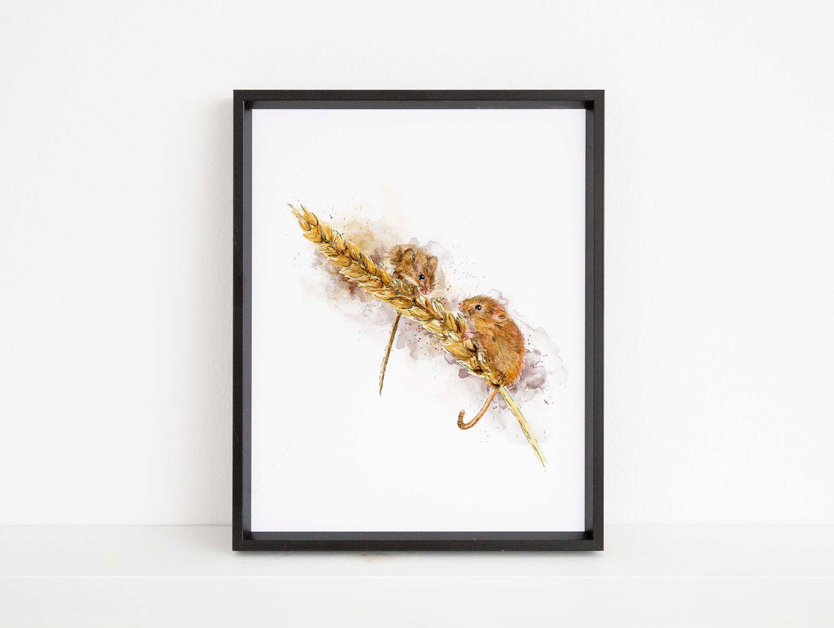 field mouse wall art uk, animal wall art uk, quirky wall art, field mouse drawing, field mice pictures, field mouse pictures