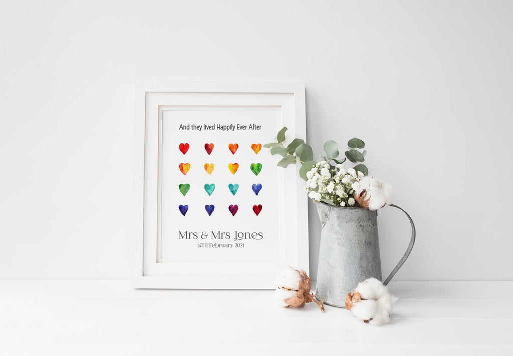 Lesbian Anniversary Gifts, Wedding Gifts for Gay Couples, Gay Wedding Gift Ideas, mrs & mrs wedding gifts uk