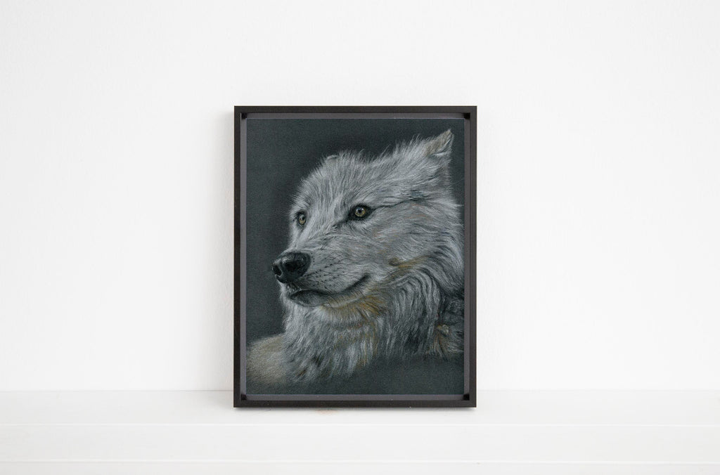 drawing of a wolf, wolf print, wolf prints, wolf wall decor, wolf home decor, boho home decor, white wolf art, wolf art prints