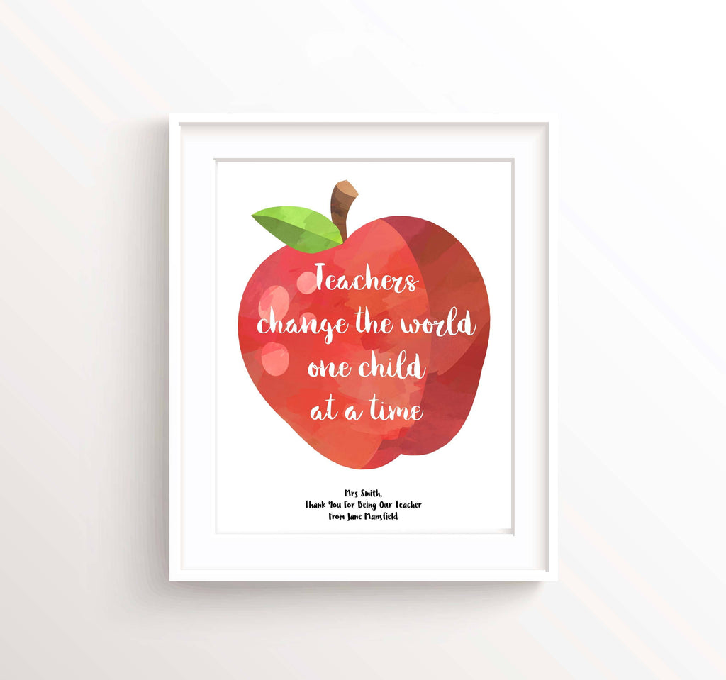 Personalised Prints 1 - Personalized Gifts For Teachers, Teacher Appreciation Gifts Teachers