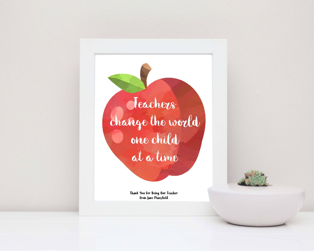 Personalised Prints 1 - Personalized Gifts For Teachers, Teacher Appreciation Gifts Teachers