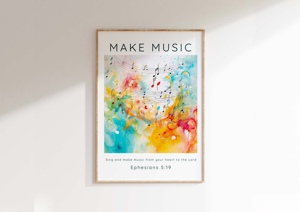 Discover our uplifting Bible Verses About Music Collection: Melodic prints to fill your space with joy and daily inspiration for a harmonious home.