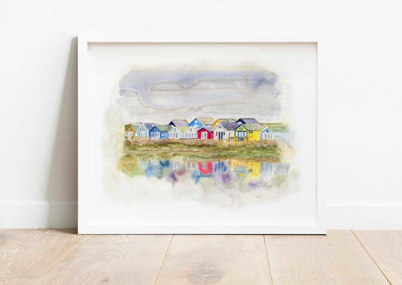 Original paintings of Dorset featuring beaches, cliffs, and countryside, hand-painted with beautiful detail.