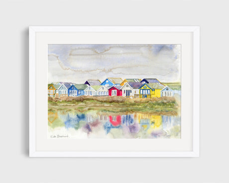 Original watercolor paintings with delicate brushwork and vibrant colors, hand-painted on high-quality paper