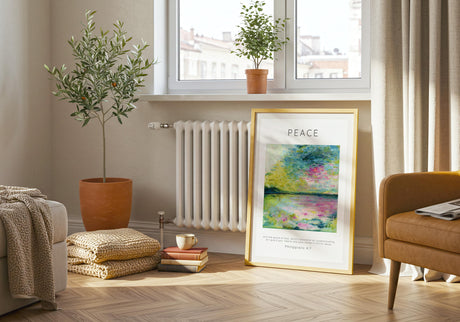 Christian home decor print based on original oil painting.