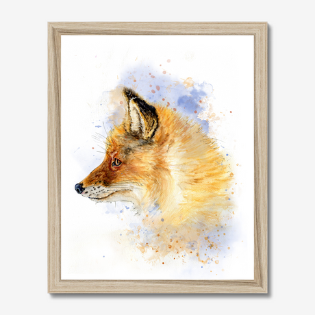 'Still & Knowing' — A Fox Print & Country Wall Art Celebrating The Wild Beauty of the Countryside, Woodland Animal Prints & Rustic Home Decor By Crafty Cow Design