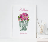 	 Thank You Teacher Printable Teacher Holiday Gift, Teacher Appreciation Printable Teacher Gift, Teacher Printable, Daycare Appreciation Gift