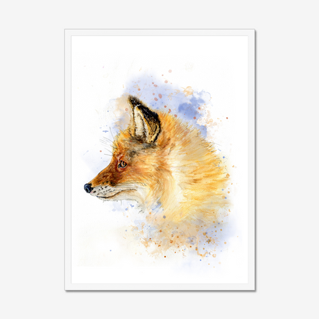 'Still & Knowing' — A Fox Print & Country Wall Art Celebrating The Wild Beauty of the Countryside, Woodland Animal Prints & Rustic Home Decor By Crafty Cow Design