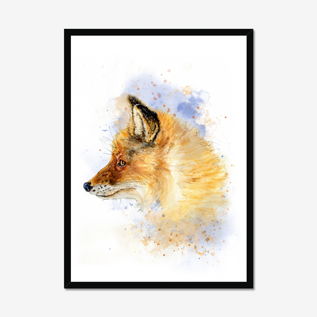 'Still & Knowing' — A Fox Print & Country Wall Art Celebrating The Wild Beauty of the Countryside, Woodland Animal Prints & Rustic Home Decor By Crafty Cow Design