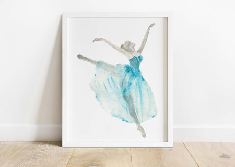 ballerina gifts, ballet art print, ballerina art print, gift for ballet dancer, gifts for ballerina, ballet dancer gifts