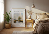 Jeremiah 17:7-8 – Bible verse print showing tree and flowing water.