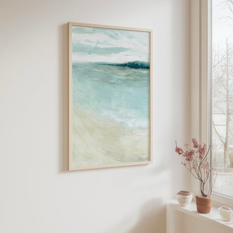 'Bramble Bush Bay Shores' – Calming wall art of beach and shoreline.