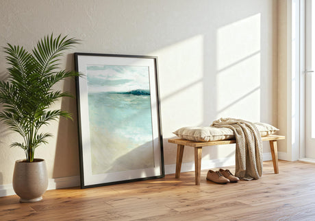 'Bramble Bush Bay Shores' – Light and airy seascape wall art.