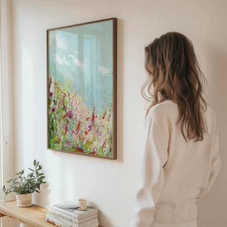 ‘Colours of the Field’ – Nature inspired wall art celebrating colour and energy.