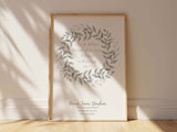 Psalm 91:11 inspirational scripture print, Elegant religious wall hanging with angelic charge, Meaningful biblical quote