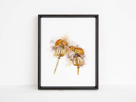 Field Mouse Art, Modern Cottagecore Art, Farm House Kitchen Ideas, Rustic Room Decor, Modern Rustic farmhouse wall art