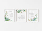 2 Corinthians 12:9 watercolor verse print, Isaiah 41:13 leaf surround Bible print, Faith-inspired botanical verse prints