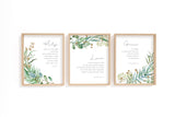 Lamentations 3:23 verse print with botanical background, Inspirational Bible verse prints with nature illustrations