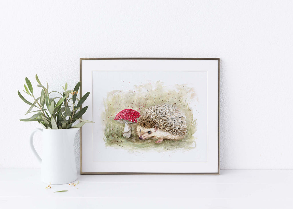 Rustic Woodland Nursery Wall Decor, Whimsical Woodland Wildlife Art Series, Tranquil Forest Landscape Print Collection
