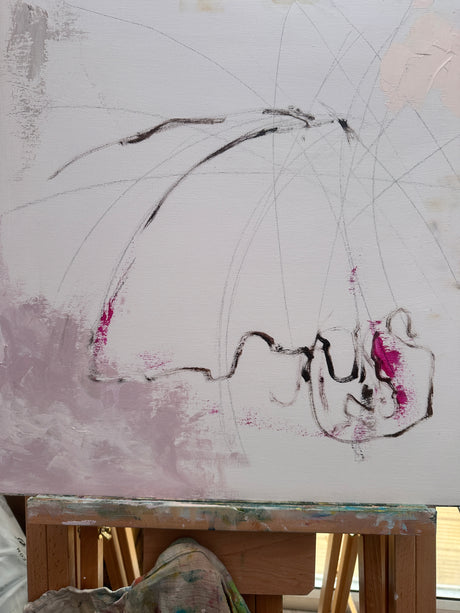 Painting - Taking Flight - work in progress