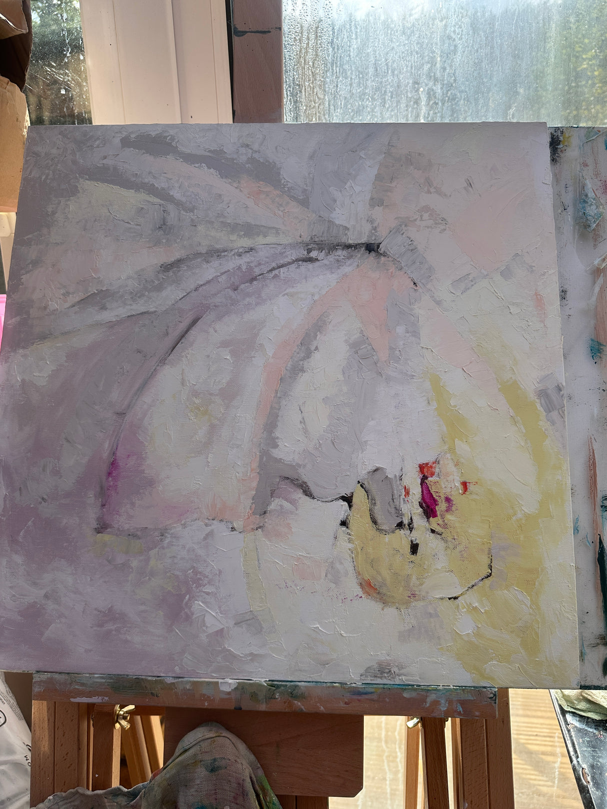 Painting - Taking Flight - work in progress