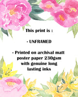 Crafty Cow Design - Unframed Print