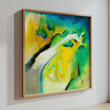 Leap of Faith art print with energetic brushstrokes.
