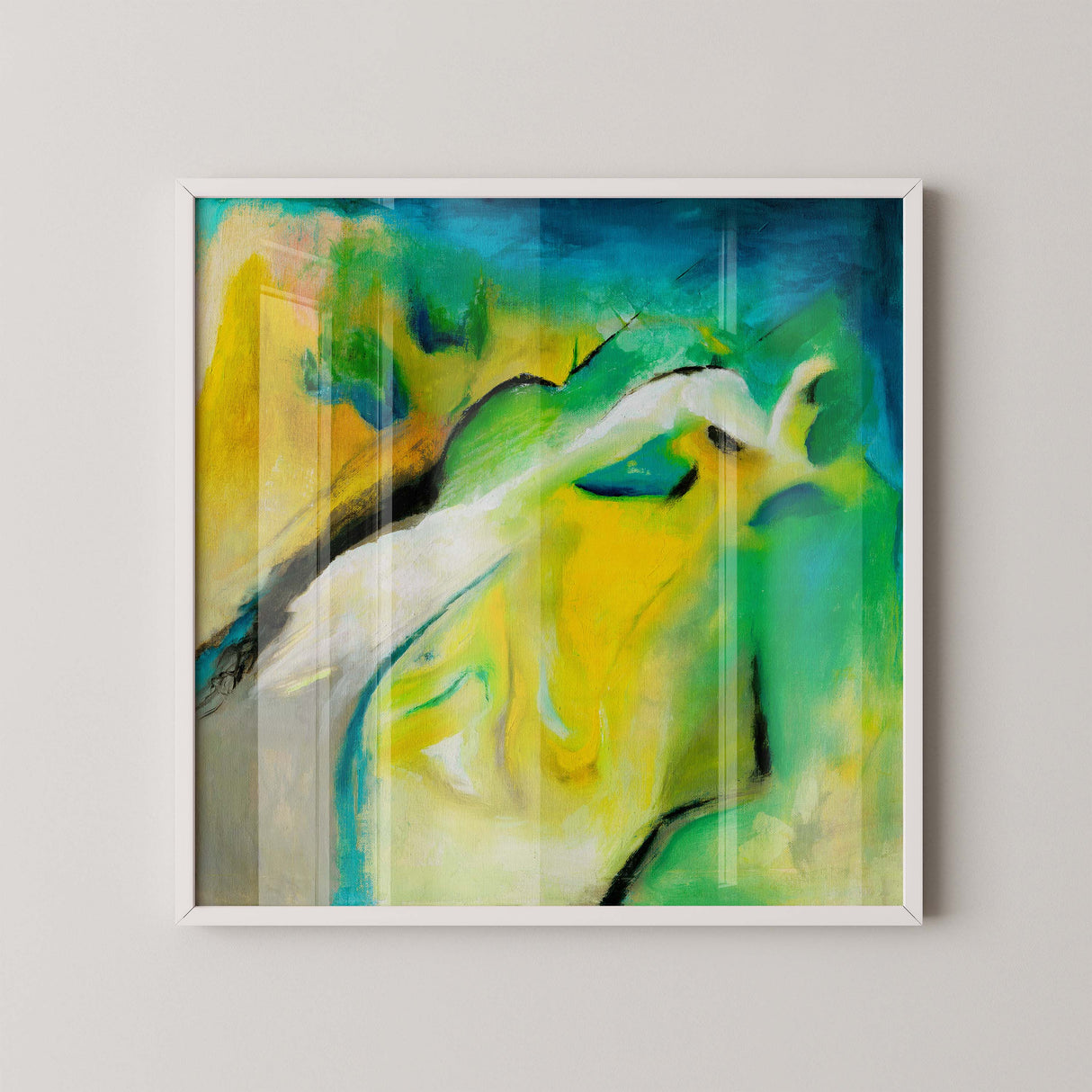Abstract modern artwork for home decor.