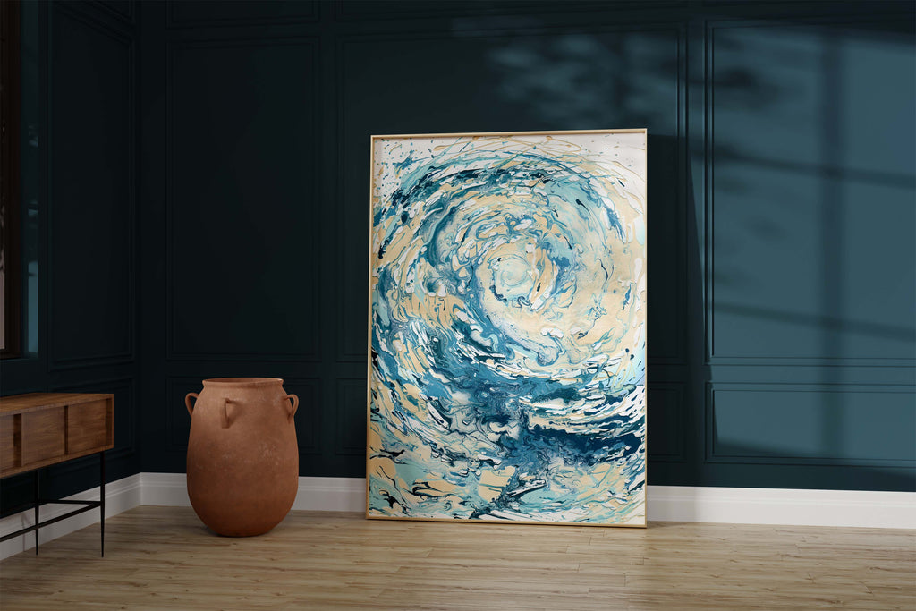 Serene beach wall art for a relaxing ambiance, Ocean-inspired home accents for a coastal retreat, Sea-inspired decor