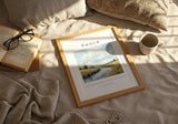 Isaiah 66:12 – Christian home print with river flowing through green fields.