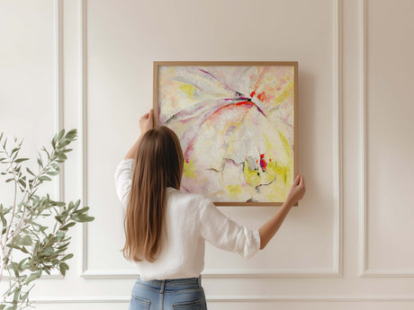 'Taking Flight' – Modern abstract print inspired by release.