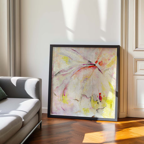 'Taking Flight' – Contemporary abstract print in vibrant colours.
