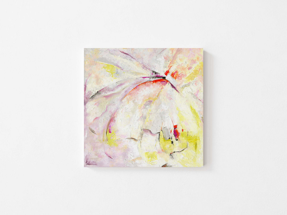 'Taking Flight' – Abstract print with vibrant lively brushstrokes.
