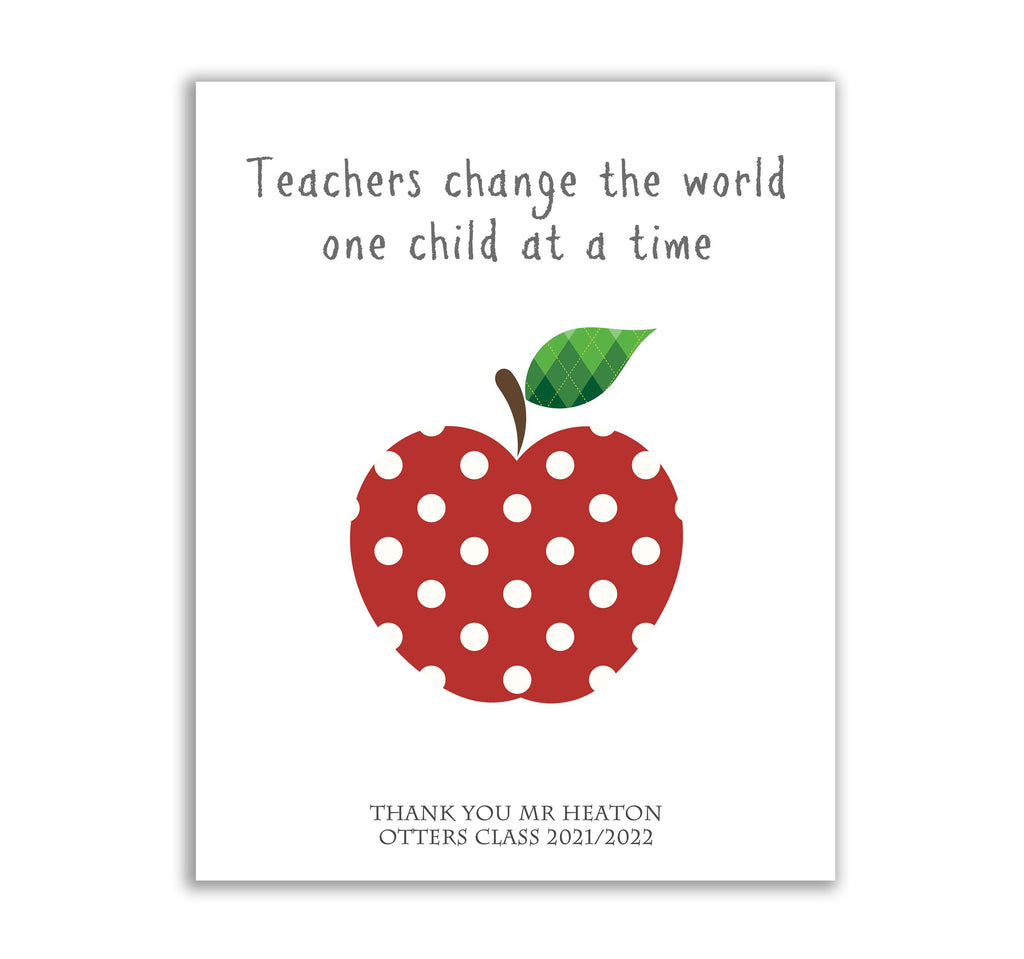 Daycare Teacher Gift, Teacher Retirement Gift, End of Year Teacher Gift, Teacher Quotes Idea