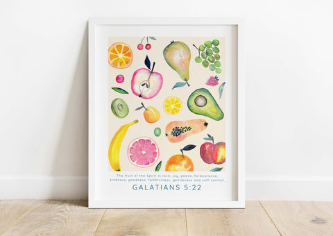 Fruit of the Spirit Wall Art, Modern Scripture Prints, Christian Art ...